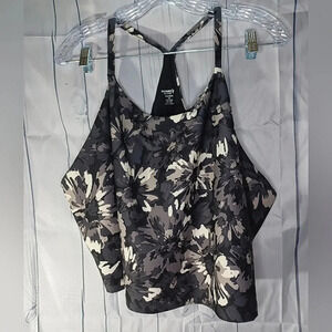 Old Navy Floral Cropped workout top